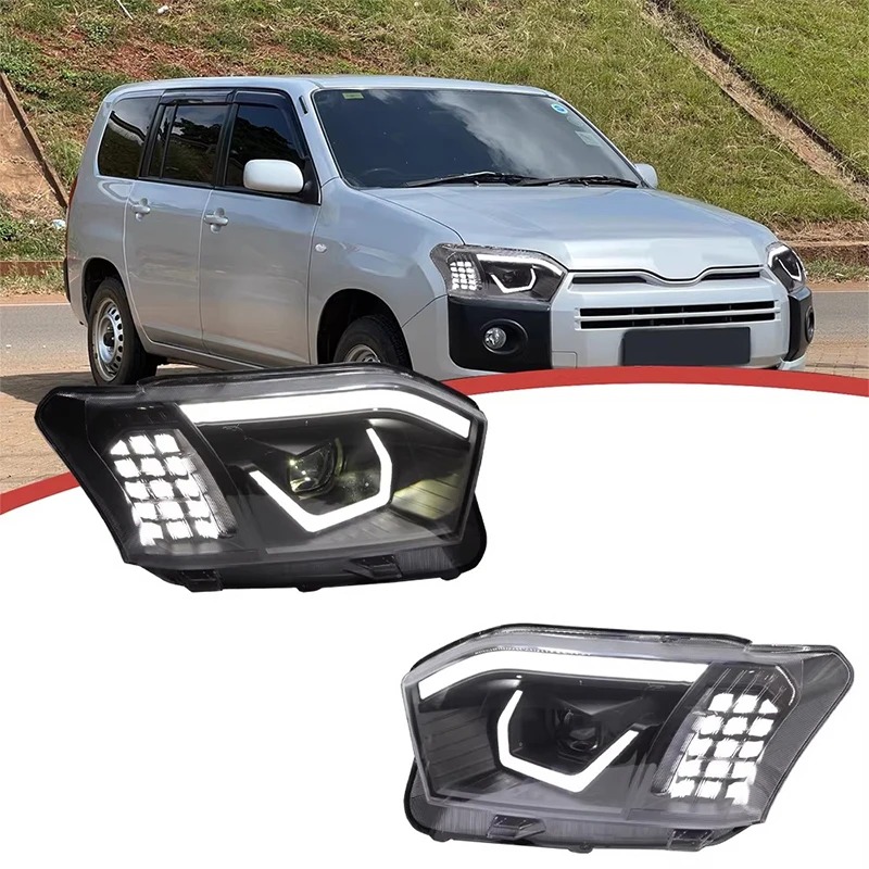 Full LED Headlights with Sequential Turn Signals for  Probox 2012-2025